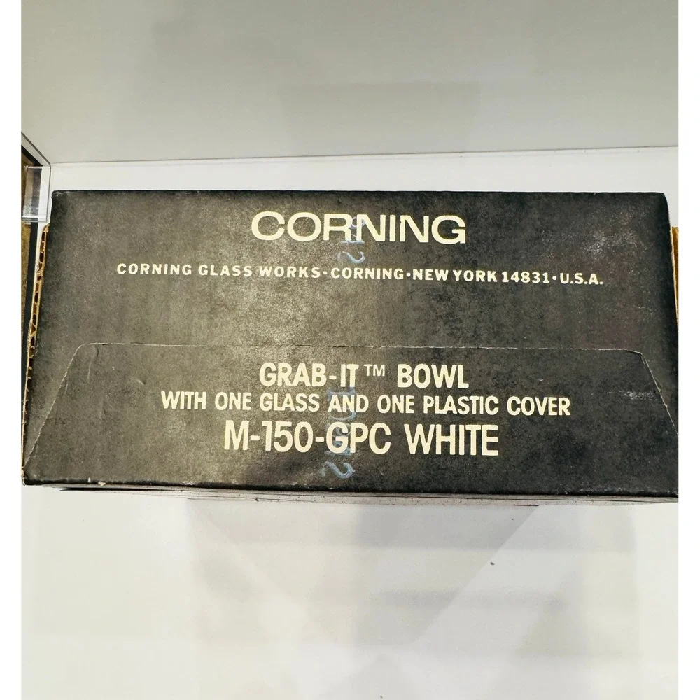 Vintage Corning Ware Grab-It Bowl M-150-GPC White NEW SEALED‎ IN BOX NOS Rare